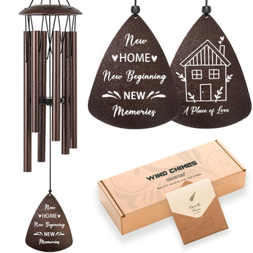 Warming Gifts New Home, Housewarming Gifts, 32" Bronze Wind Chimes