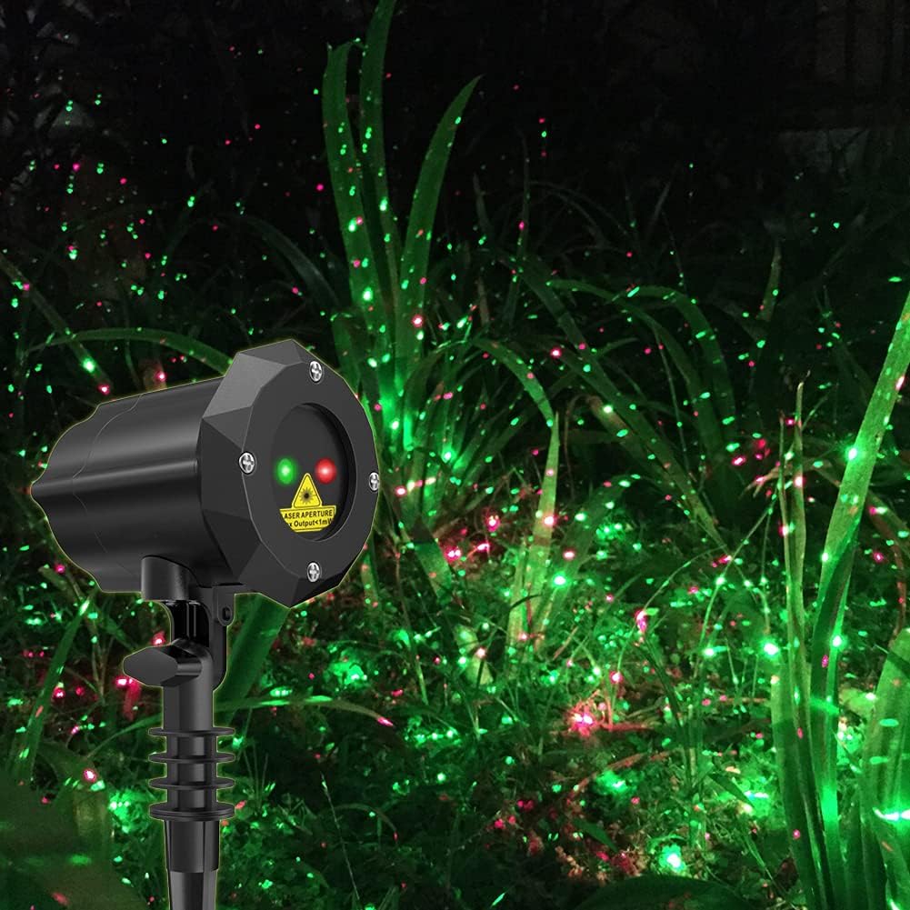 Garden Lights Moving Laser Christmas Lights Star Projector and Garden