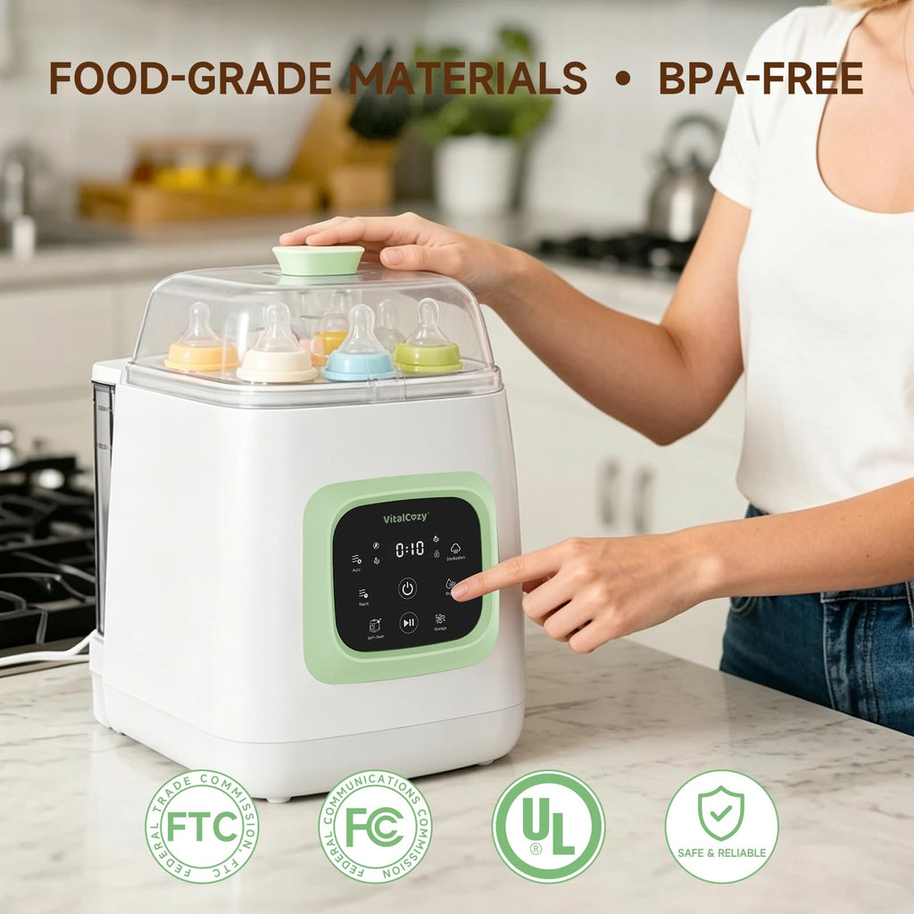 Baby Bottle Washer, All-in-One Washer, Sterilizer & Dryer for Baby Bottles