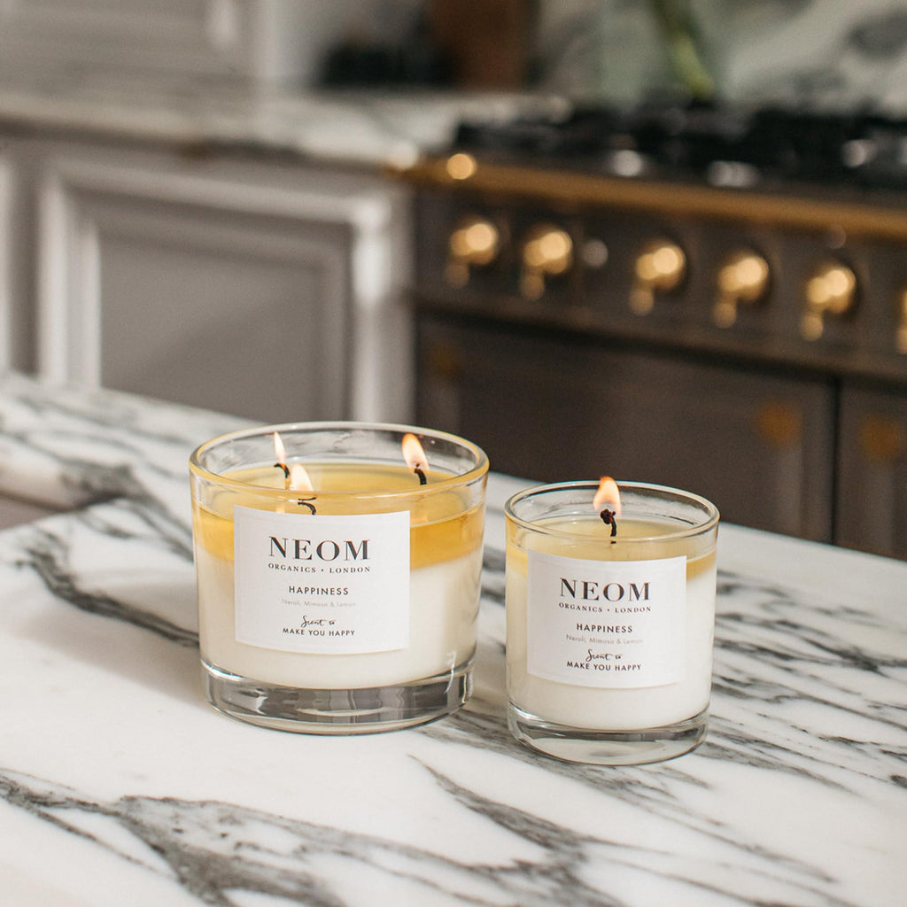 Happiness Scented Candle (3 Wick), Neroli, Mimosa & Lemon