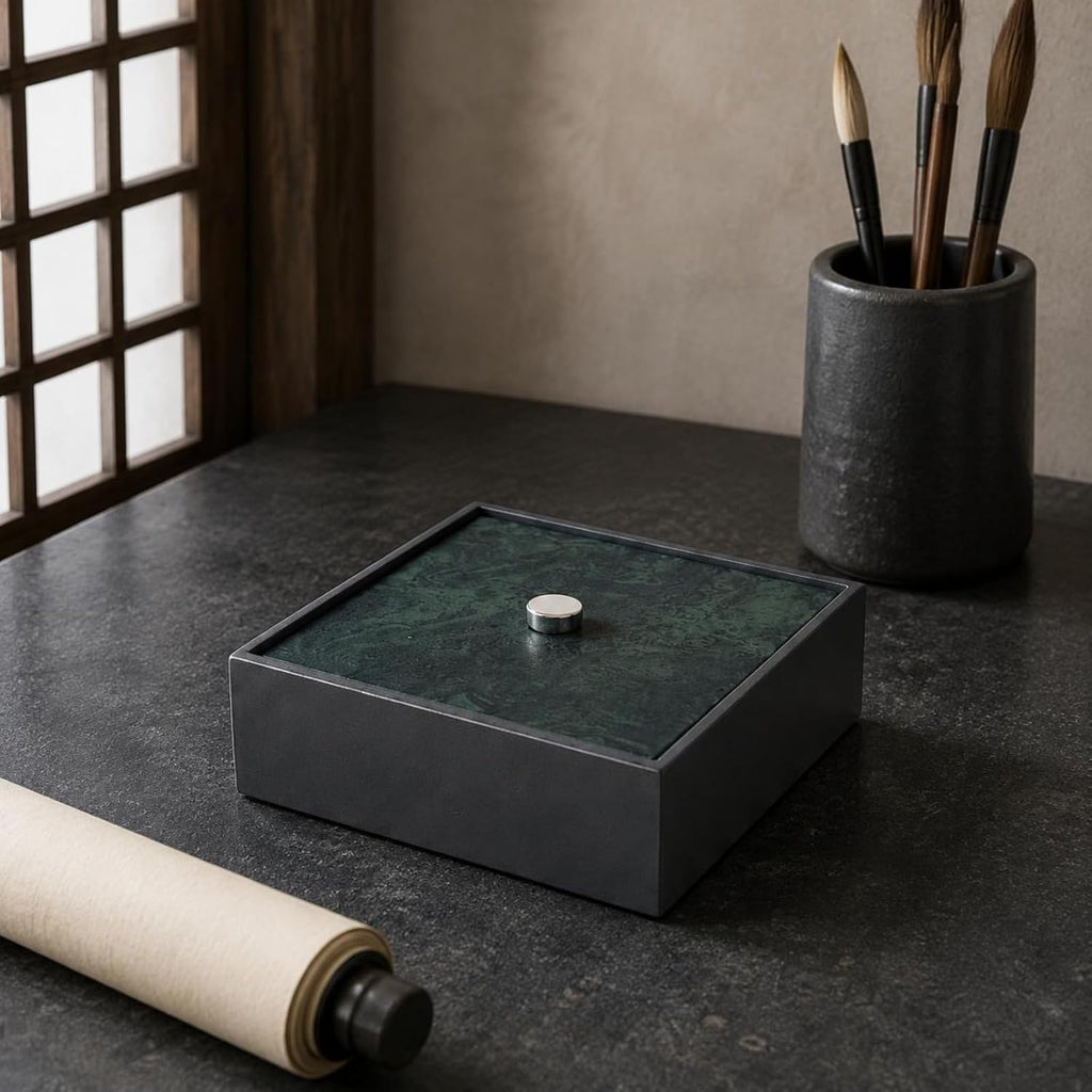 Storage Container Bamboo Leaf Storage Box Decorative Lidded Gift Box Wood Material Refined Look suitable for shelves