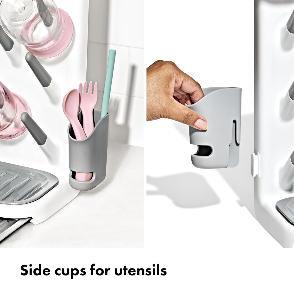 Expandable Baby Bottle Drying Rack, Space-Saving