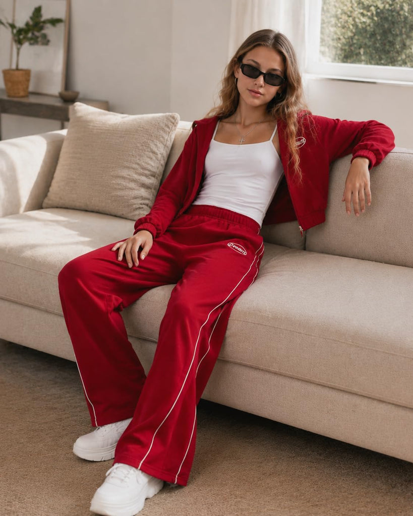 Girls 3 Piece Outfit Set Cami Top & Hoodie Sweatshirt & Sweatants Set
