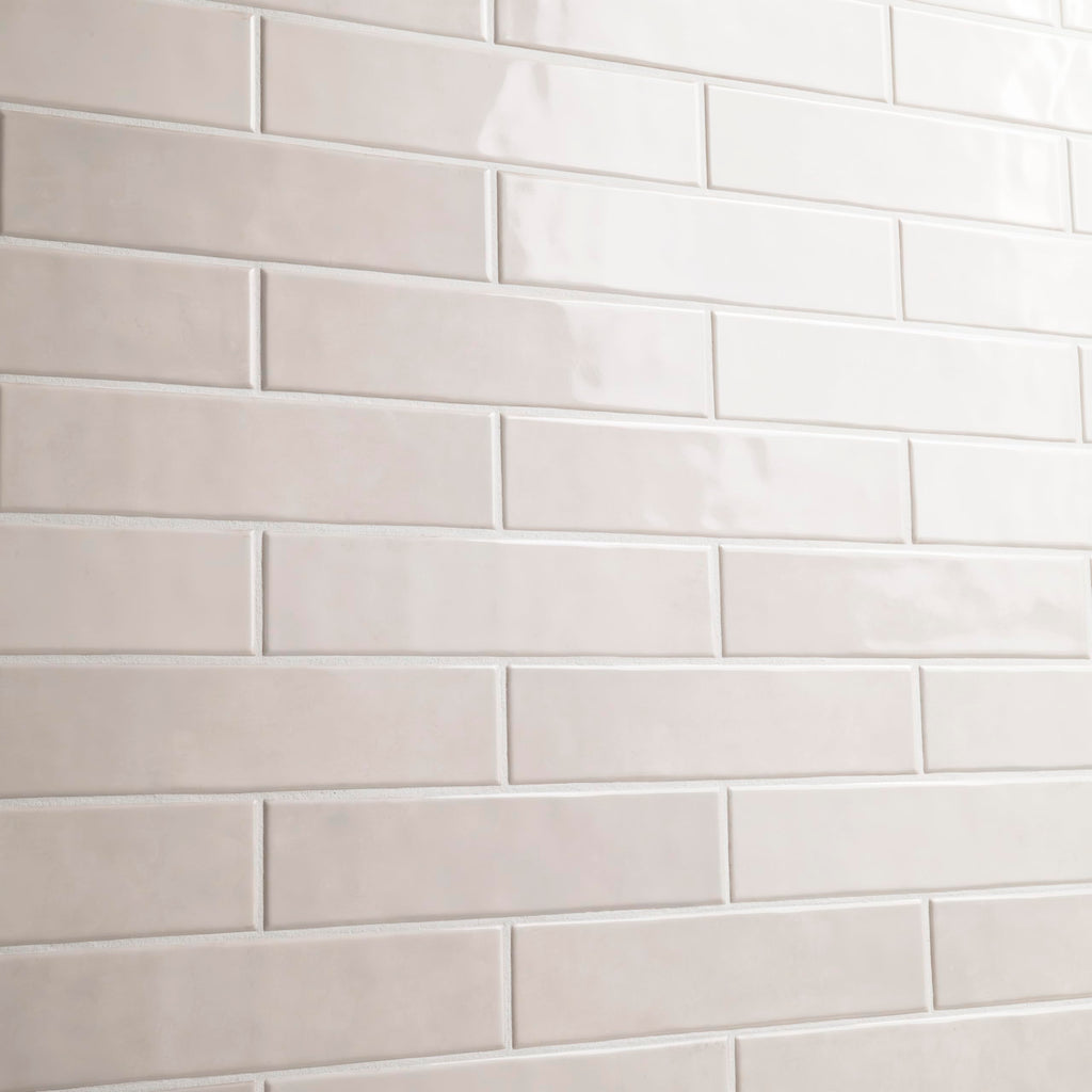 Ceramic Subway Tile | Hoku Pearl White | 3" x 12"