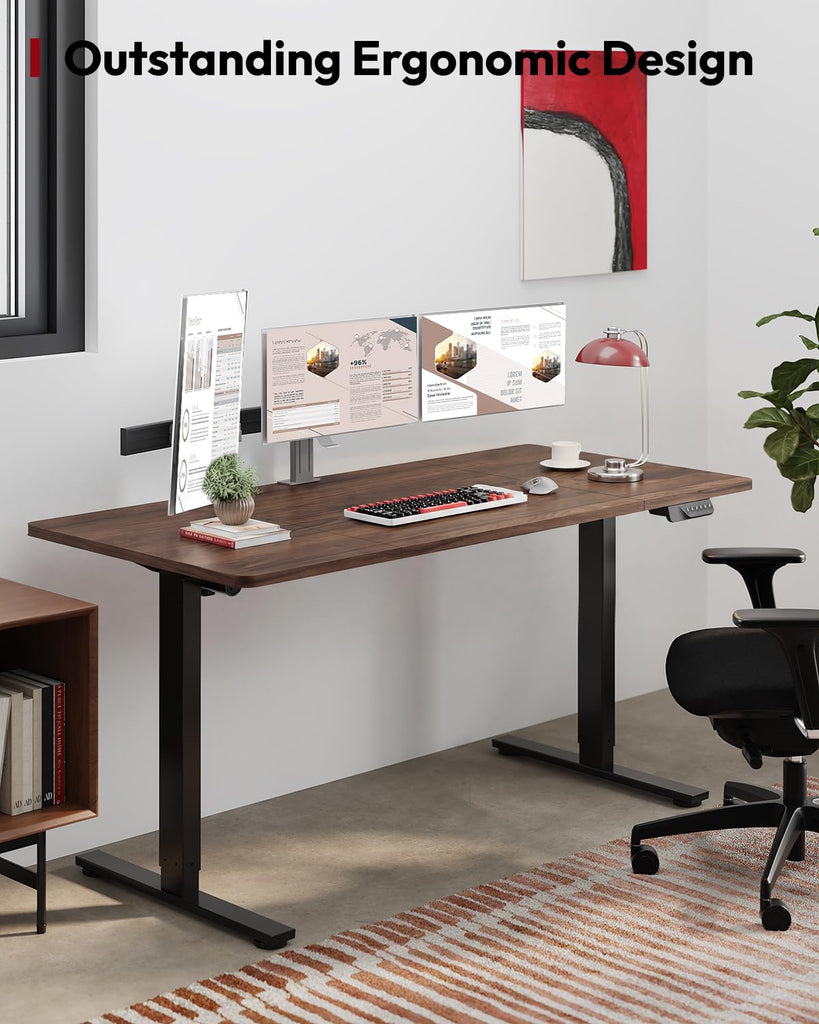 Dual Motor 79''x 32'' Large Height Adjustable Standing Desk