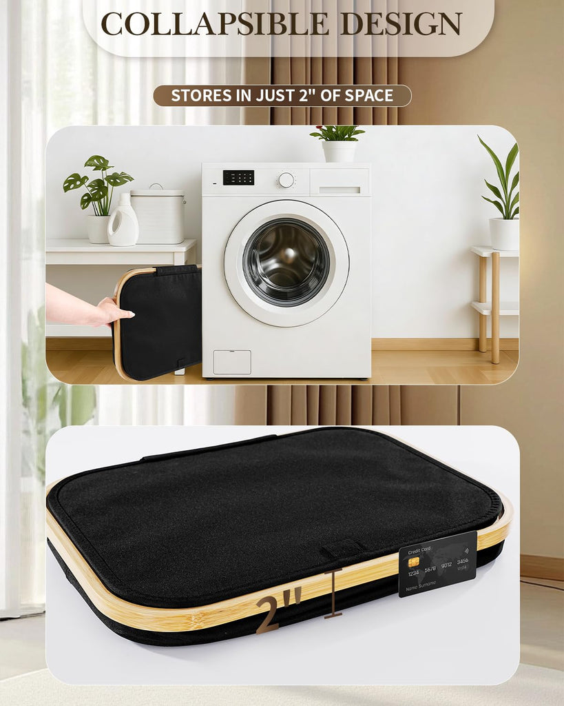 Basket with Wheels, 110L Large Rolling Laundry Hamper