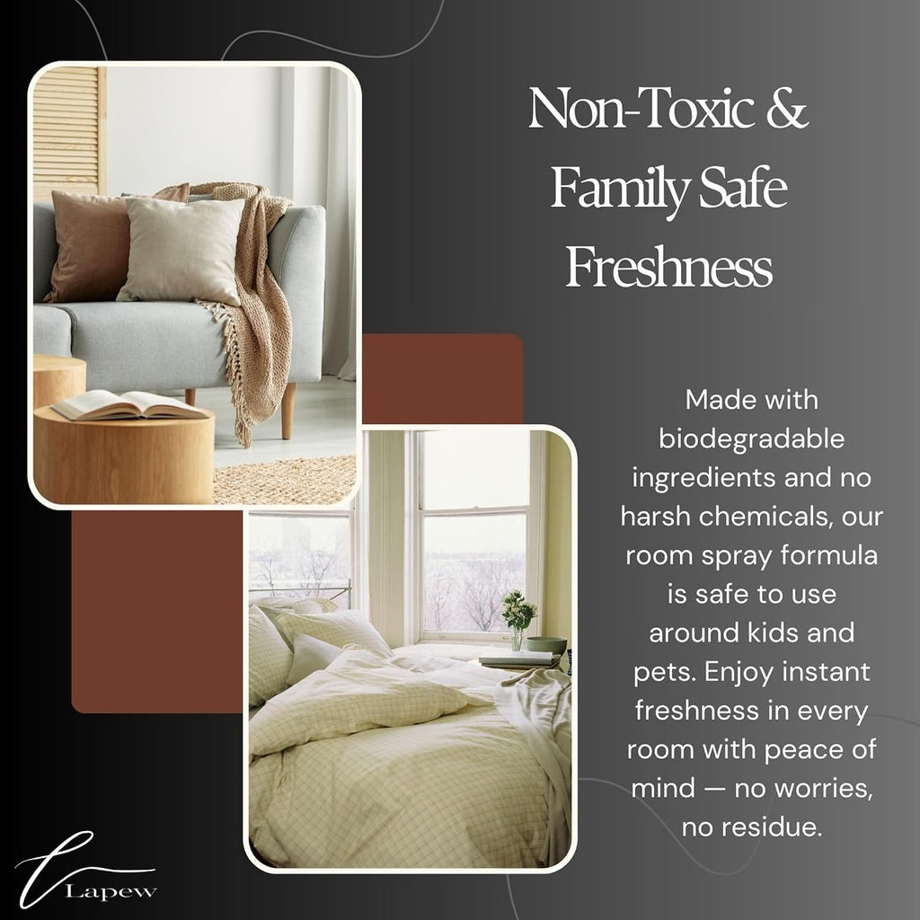 Room & Linen Spray | Fragrance Mist, Car & Office | Fabric & Air Freshener | Neutralizing Mist | Made in USA | Cozy - Set of 8