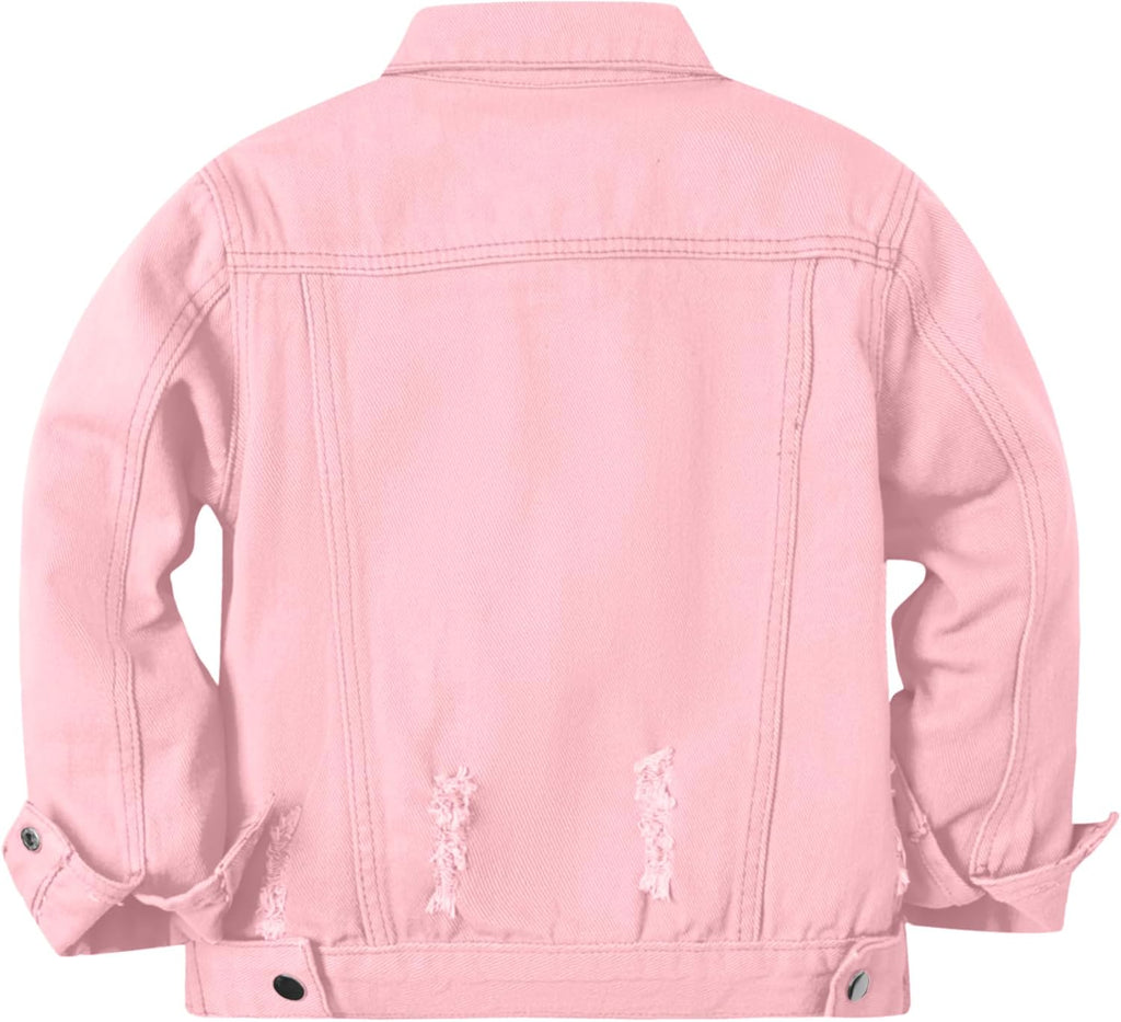 Toddler Jean Jacket for Girls and Boys Long Sleeve Denim Jacket