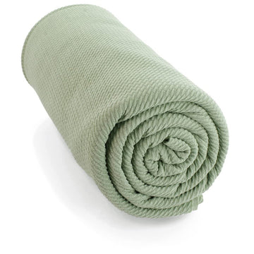 Liverpool Bullet Fabric Textured Knit Jersey 4 Way Stretch - Rustic Sage 1 Yard