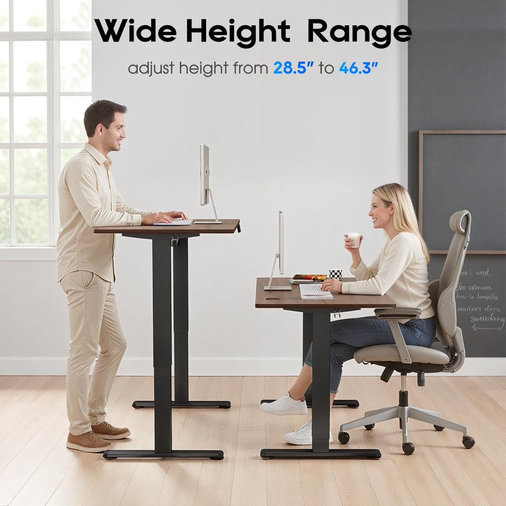 Electric Standing Desk 40x24 Inch Height Adjustable Desk Large Space Office Computer Desk with Headphone Holder 2