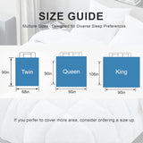 Goose Feather Down Comforter Queen, White 100% Cotton Duvet Insert