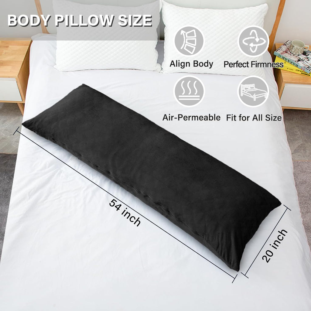 Body Pillow, Memory Foam Body Pillows for Adults Sleeping, Long Pillow for Bed, Big Large Firm Full Body Pillow for