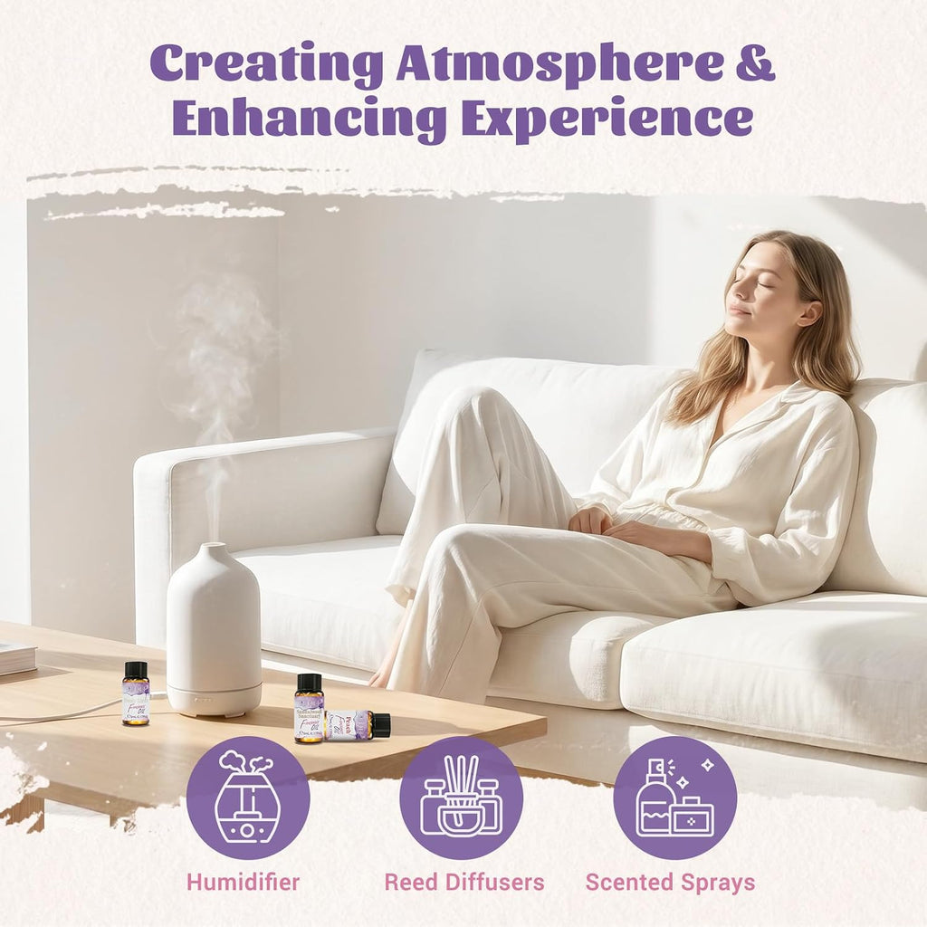 Fragrance Oil Set, Top 36 Scents for Diffuser Candle Making