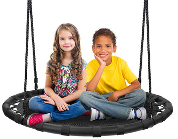 Saucer Swing, Heavy-Duty Outdoor Design (40 Inch)