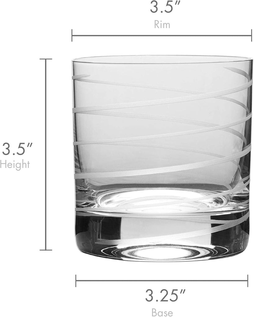 Cheers Double Old Fashioned Glass, 12.75-Ounce, Set of 4