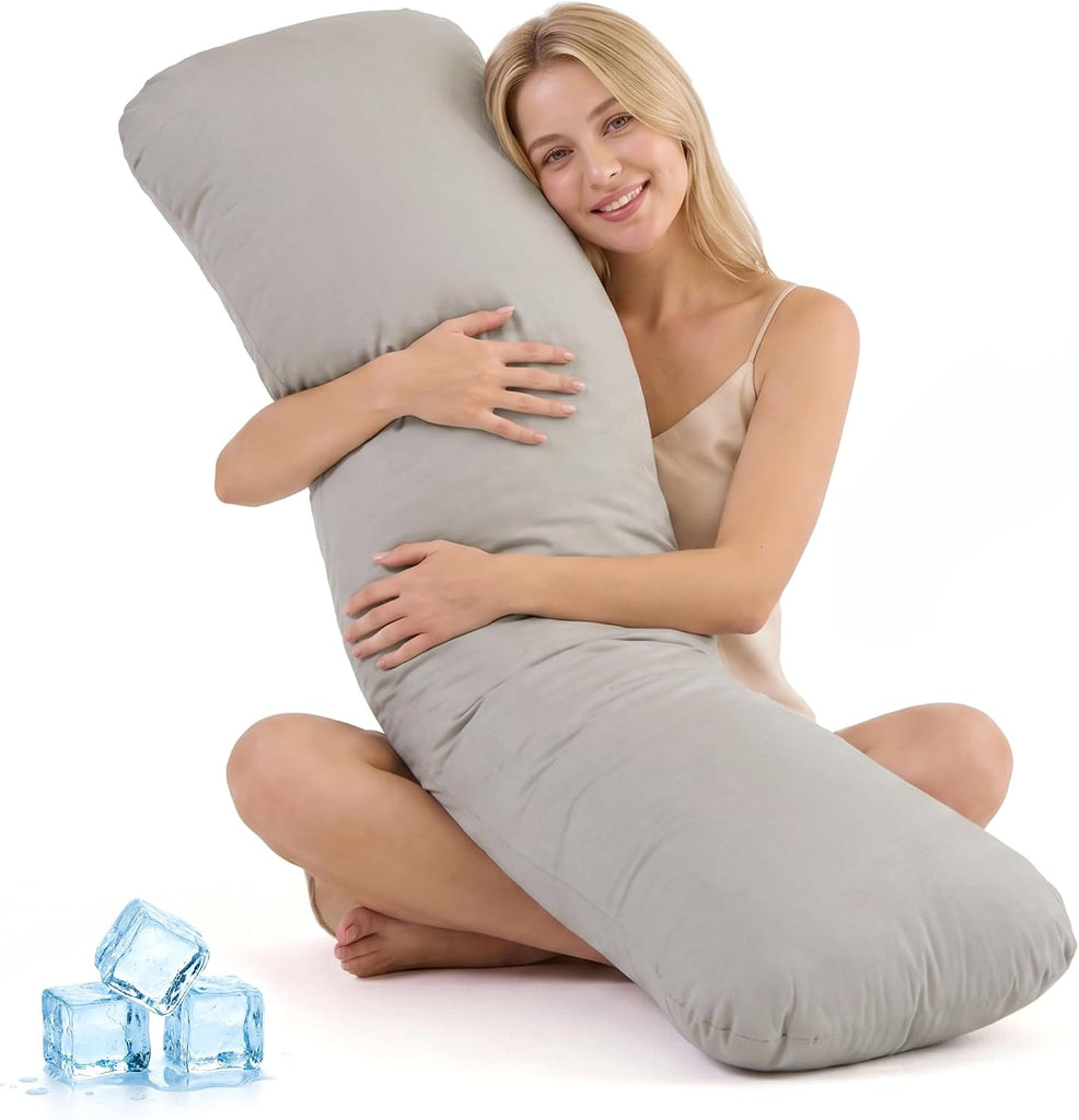 Weighted Body Pillow 6.5lbs Cooling Body Pillow (41" x 10")
