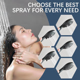 AlenArt 10 inch Rainfall Shower Head Stainless Steel Black