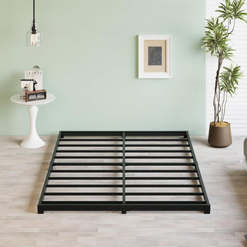3 Inch Low Profile Bed Frame Heavy Duty Floor Platform
