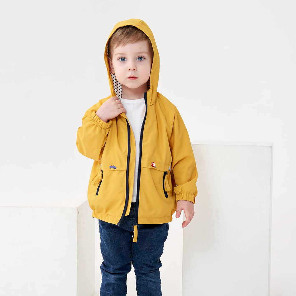 Toddler Boys Spring Windbreaker Lightweight Jacket