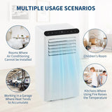 8,000 BTU Portable Air Conditioners, Portable AC Unit, Remote & Auto Evaporation, 4-in-1 Cooling Unit, Floor AC