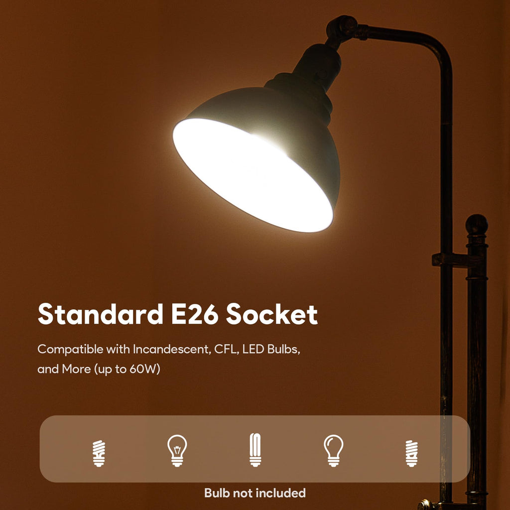 Industrial Floor Lamp 65", Adjustable Standing Lamp