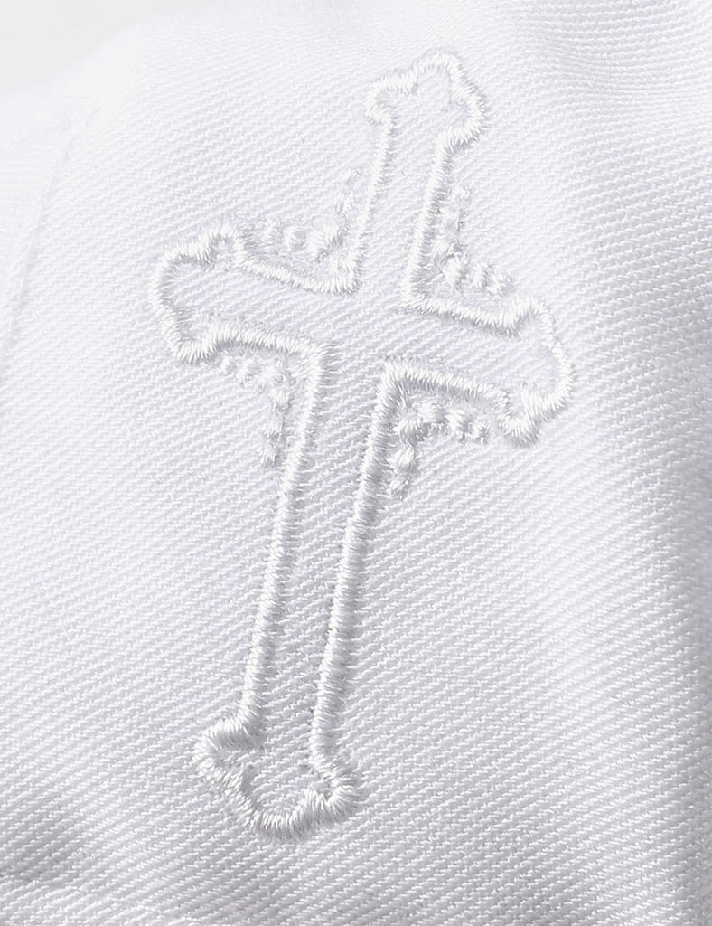 Baptism Hat for Baby Boys Girl Christening Dedication White Cap