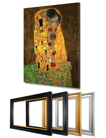 Gustav Klimt Wall Art, The Kiss, 40x30