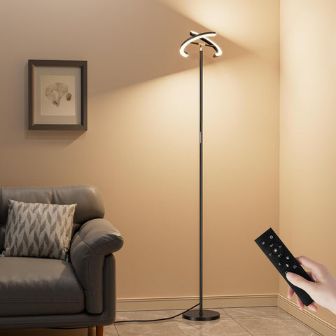 Floor Lamps, 40W/2400LM Rotatable LED Floor Lamp with Touch & Remote Control, 70" Tall Standing Lamp