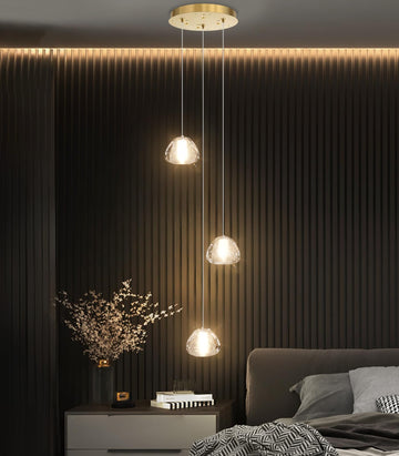 Modern Chandelier Crystal Pendant Light Island Dining Room Bedroom Hallway Gold
