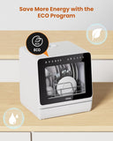 2025 NEW Upgraded Countertop Dishwasher with Water Softener and Enhanced Energy Efficiency