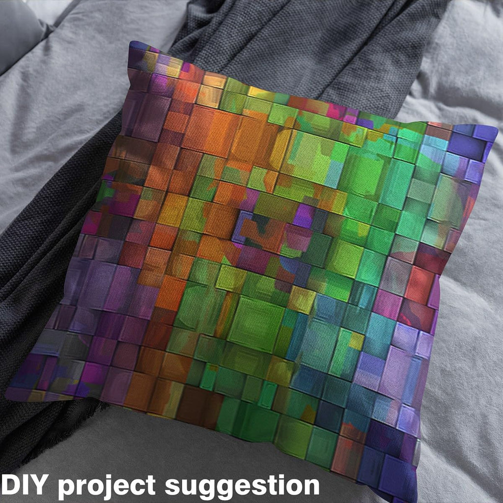 Geometric Rainbow Fabric By The Yard Soft