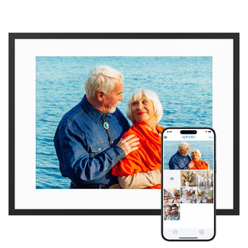 Digital Picture Frame 15 inch FHD Touch Screen WiFi Digital Photo Frame Instant Share Photos and Videos via App