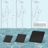12 Inch Rain Shower Head 304 Stailess Steel Matte Black High Pressure Rainfall Showerhead Water Saving