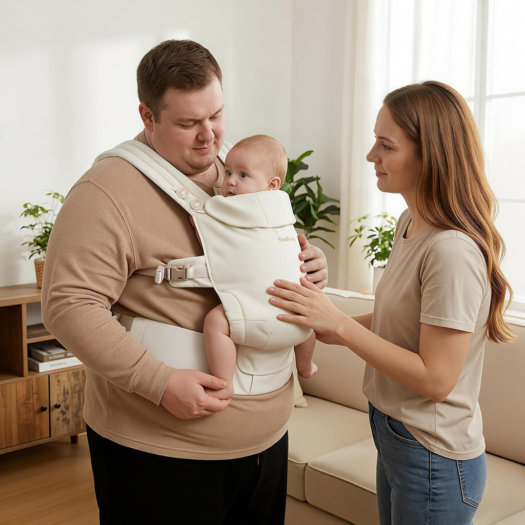 Plus-Size Baby Carrier with Lumbar Support