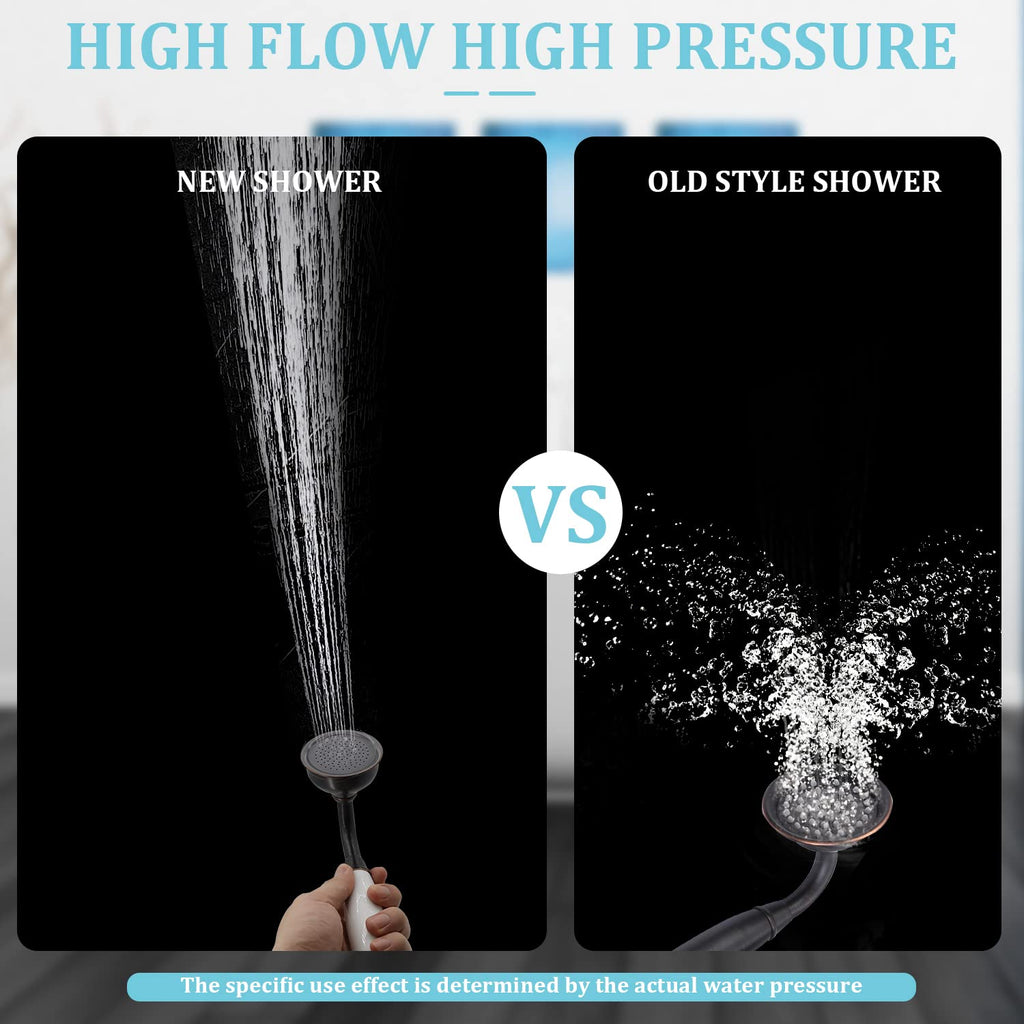Vintage Handheld Shower Head with 59" Flexible Hose, ORB