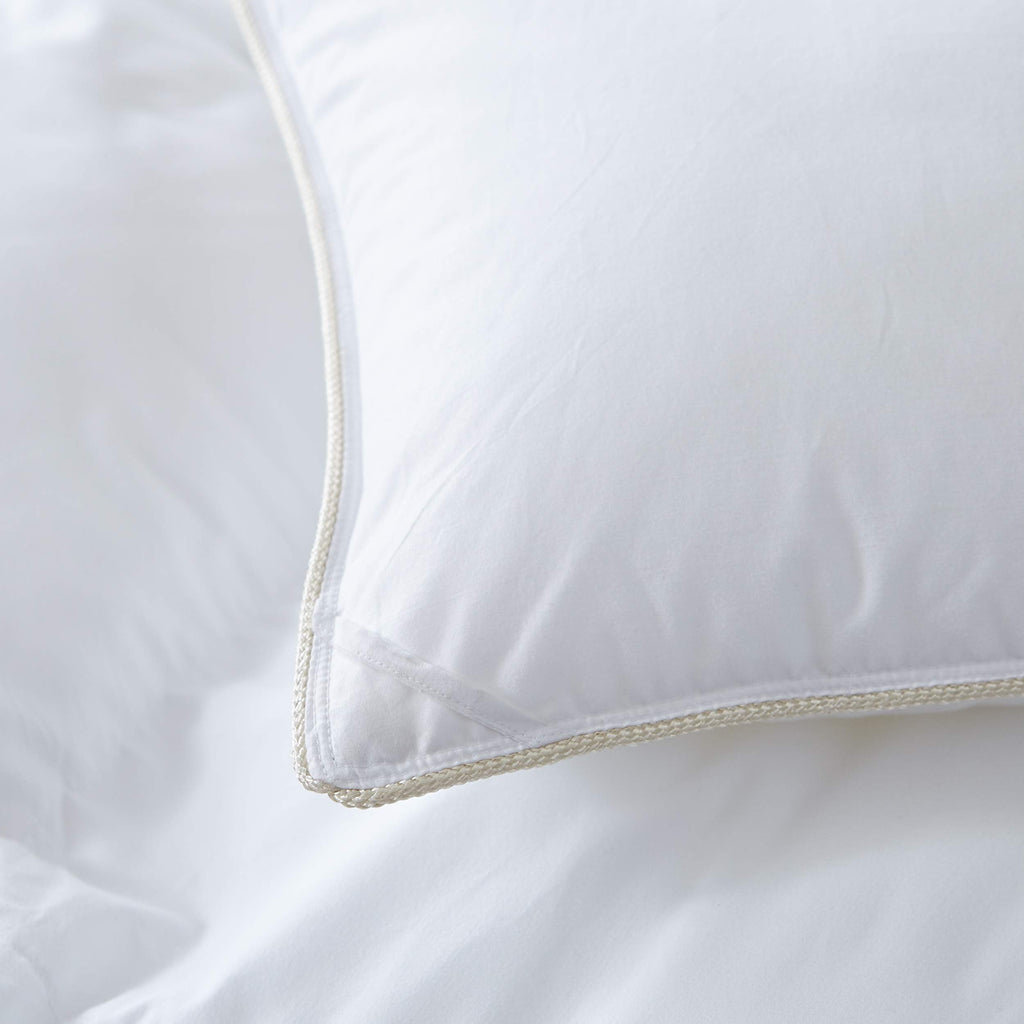 600-Thread-Count Egyptian Cotton Siberian Goose Down Comforter, 80 oz. Fill Weight, Cal King, Solid White (California