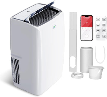 14,000 BTU Smart Air Conditioner with Heat, Auto