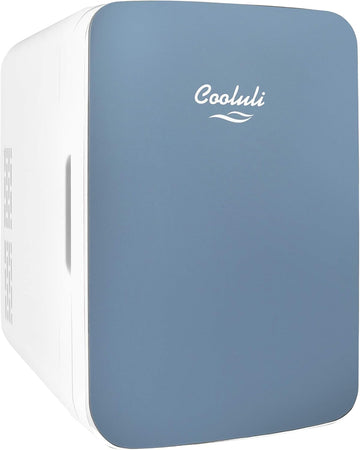 10L Mini Fridge for Bedroom - Car, Office Desk & College Dorm Room - 12v Portable Cooler & Warmer for Food, Drinks