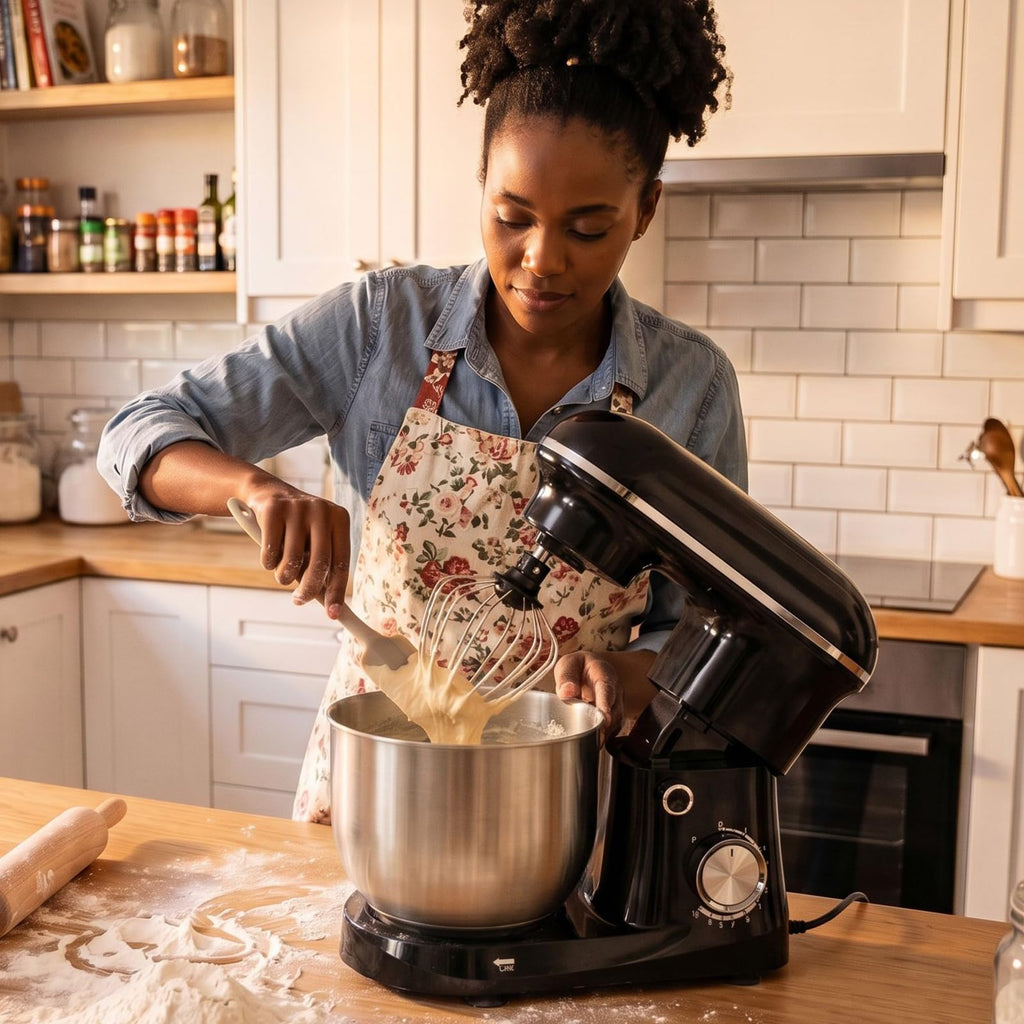 6.3 Qt Stand Mixer, 10-Speed Tilt-Head Electric Mixer for Baking