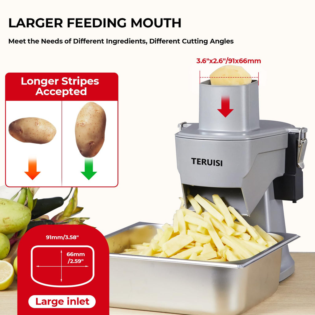 4-In-1 Electric Vegetable Chopper, 200W Vegetable Slicer Food Processor, Veggie Food Cutter With Slicing Shredding