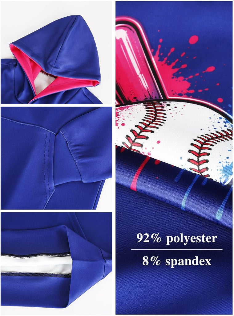 Boys Graphic Hoodie Sweatshirt, Cool Hoodies for Teen Boys and Kids Youth