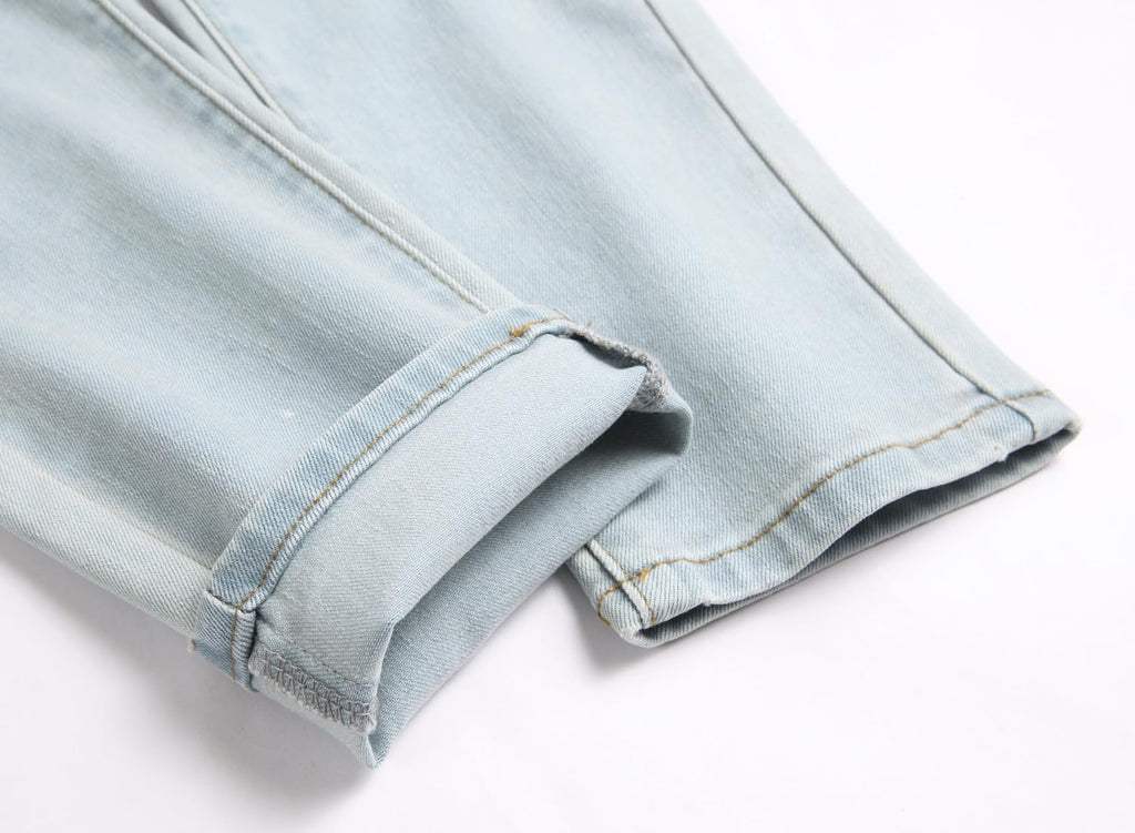 Boys' Skinny Fit Stretch Denim Jeans Pocket Style Washed Fashion Basic Denim Jeans Pants