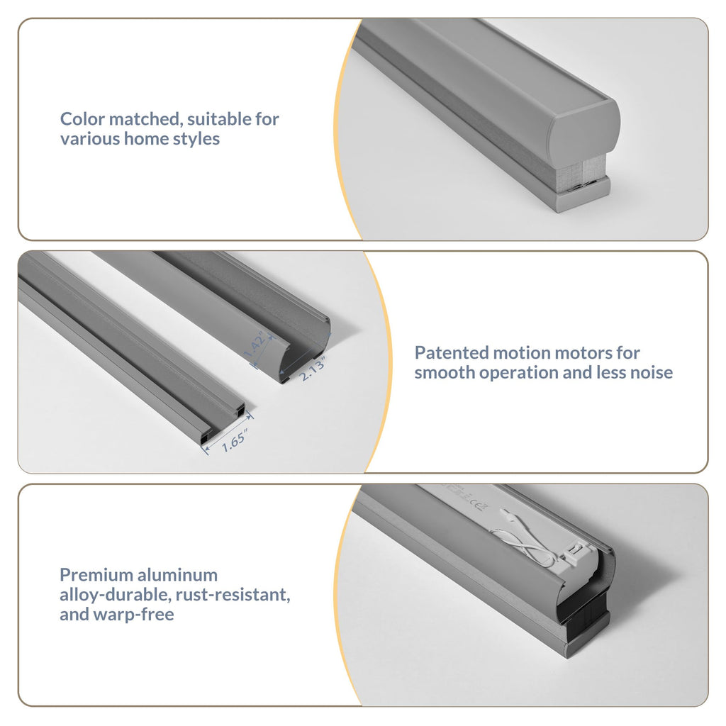 Motorized Cellular Shades with Remote for Windows, Custom Size