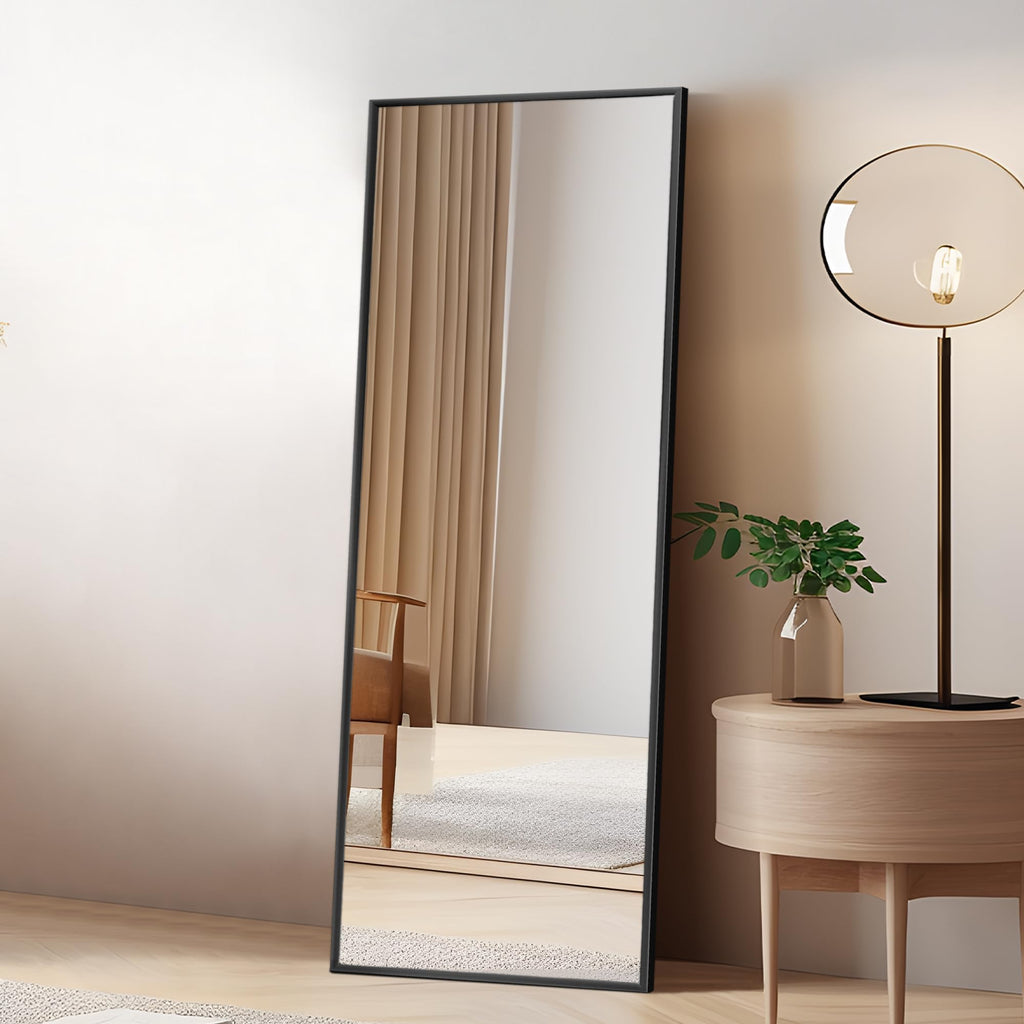 Full Length Floor Mirror 47"x16" Large Rectangle Wall Mirror Hanging or Leaning Against Wall, Dressing and