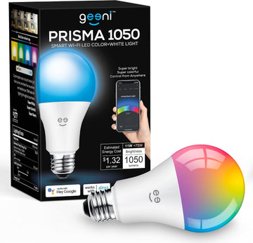 Prisma 1050 Wi-Fi LED Light Bulb, Multicolor (2700K), Dimmable A21