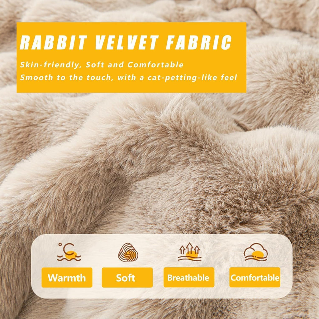 Medium Calming Dog Bed for Couch - Non-Slip Sofa Mat for Dogs and Cats