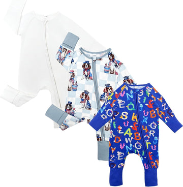 Bamboo Rayon Baby Romper Boy Girl Clothes Outfit Footies