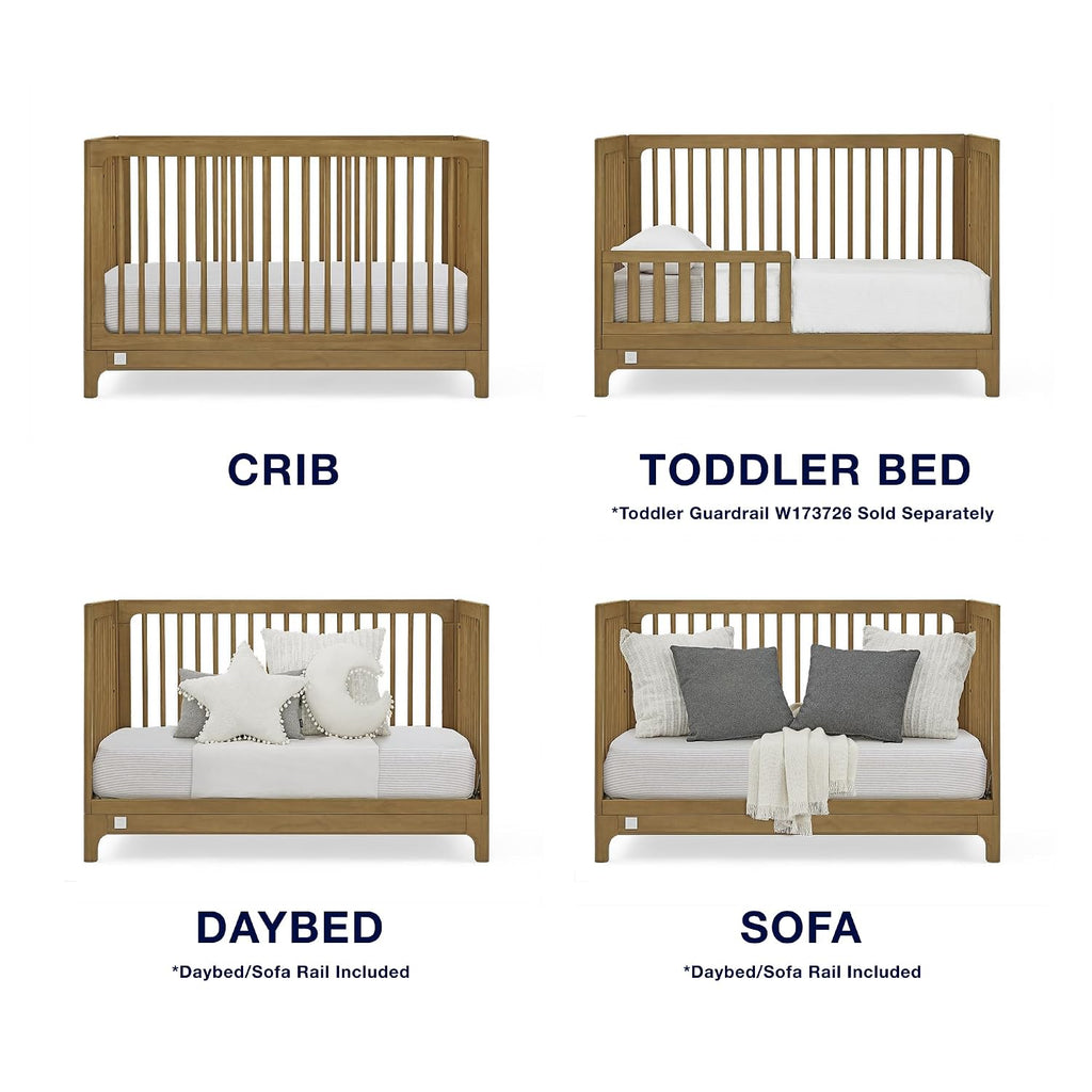 BabyGap Wren 4-in-1 Convertible Crib by - Greenguard Gold Certified, Acorn