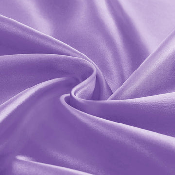 Lavender Satin Fabric by The Yard, 60 Inch Wide 1 Yard for Crafts