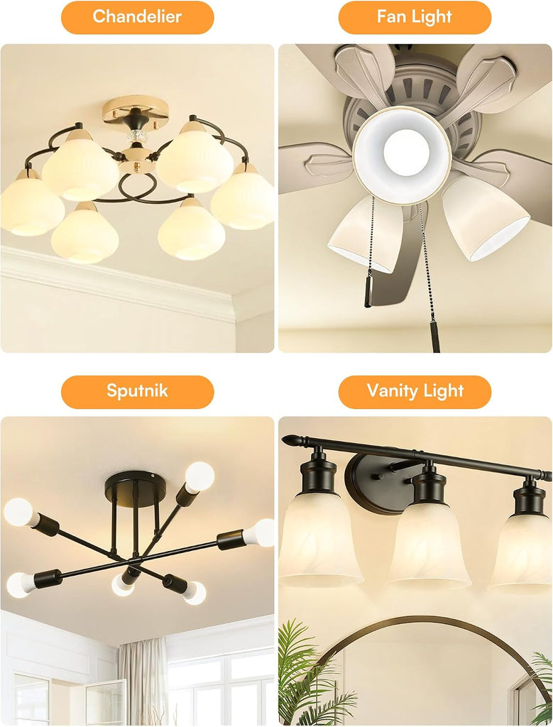 Dimmable LED Light Bulbs 40W Eq,2700K Soft Warm White,A19 Standard E26